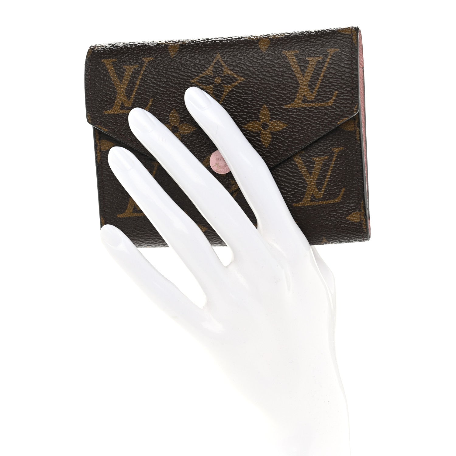 Louis Vuitton Monogram Victorine Wallet Rose Ballerine 2 of 9