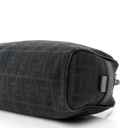 Fendi Zucca Zip Top Tote Black 10 of 10