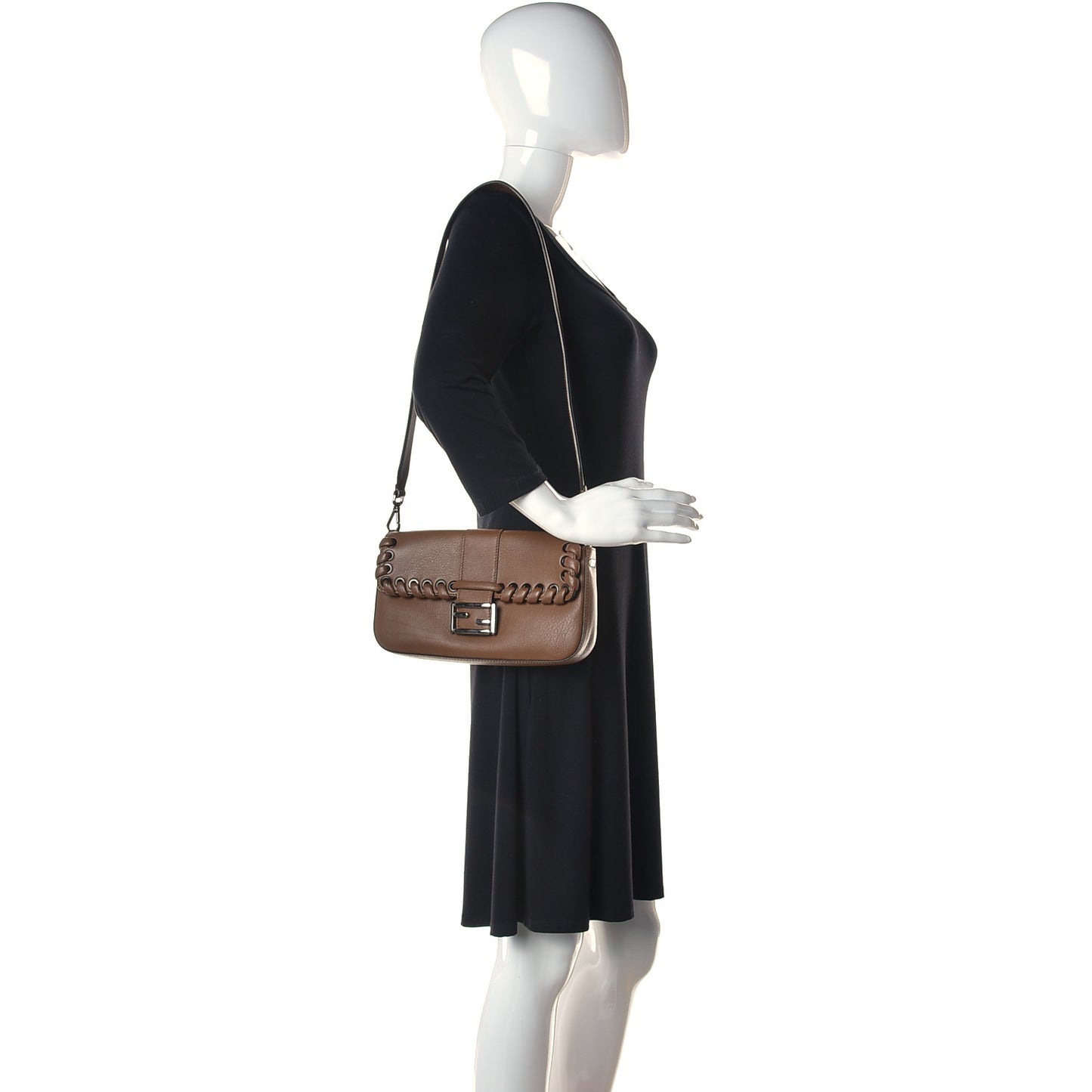 Vitello Dolce Lace Up Baguette Brownie