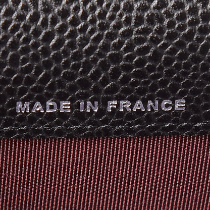 Chanel Caviar Quilted Flap Card Holder Wallet Black 7 of 9