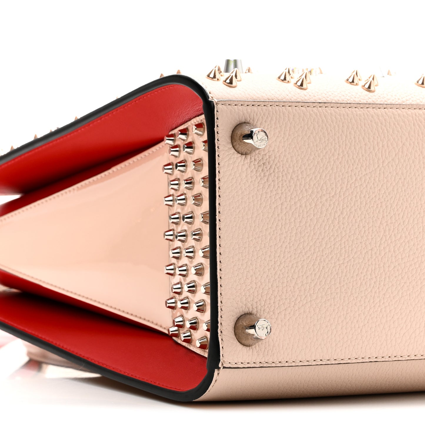 Grained Calfskin Spikes Loubinthesky Medium Paloma Ballerina