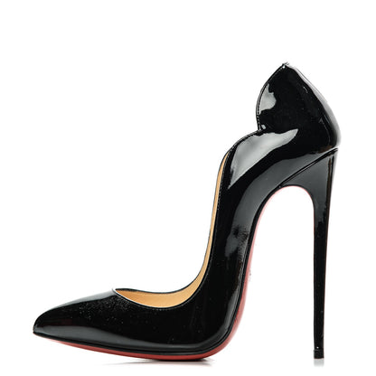 Christian Louboutin Patent Hot Chick 130 Pumps 36.5 Black 1 of 10