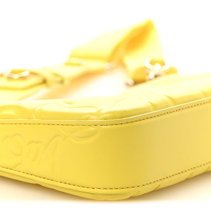Christian Louboutin Nappa Embossed Loubila Pouch on Chain Yellow Queen 9 of 10