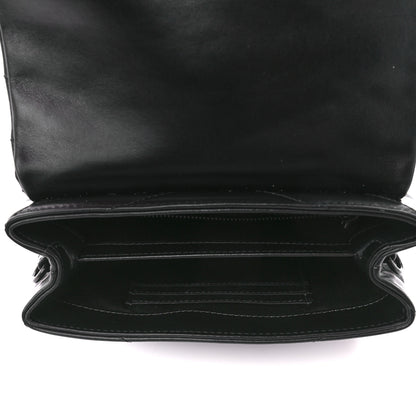 Saint Laurent Calfskin Y Quilted Monogram Monochrome Toy Loulou Crossbody Bag Black 5 of 11