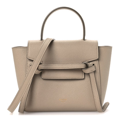 Celine Grained Calfskin Pico Belt Bag Light Taupe 1 of 9