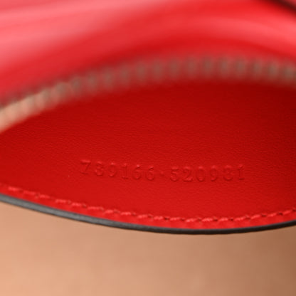 Gucci Calfskin Matelasse Chevron GG Marmont Sling Shoulder Bag Rosso 7 of 10