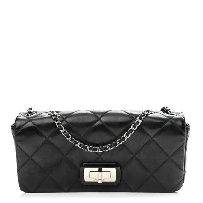 Chanel Patent Quilted Mademoiselle East West Flap Black 1 of 15