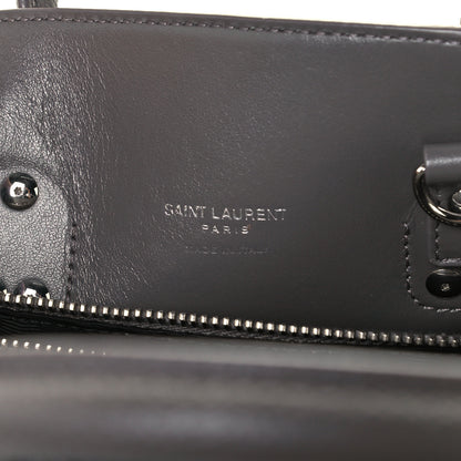 Saint Laurent Grained Calfskin Baby Sac De Jour Fog 9 of 15