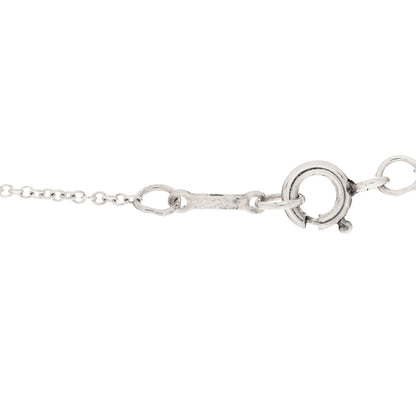 Tiffany Sterling Silver Paloma Picasso Graffiti X Pendant Necklace 6 of 6