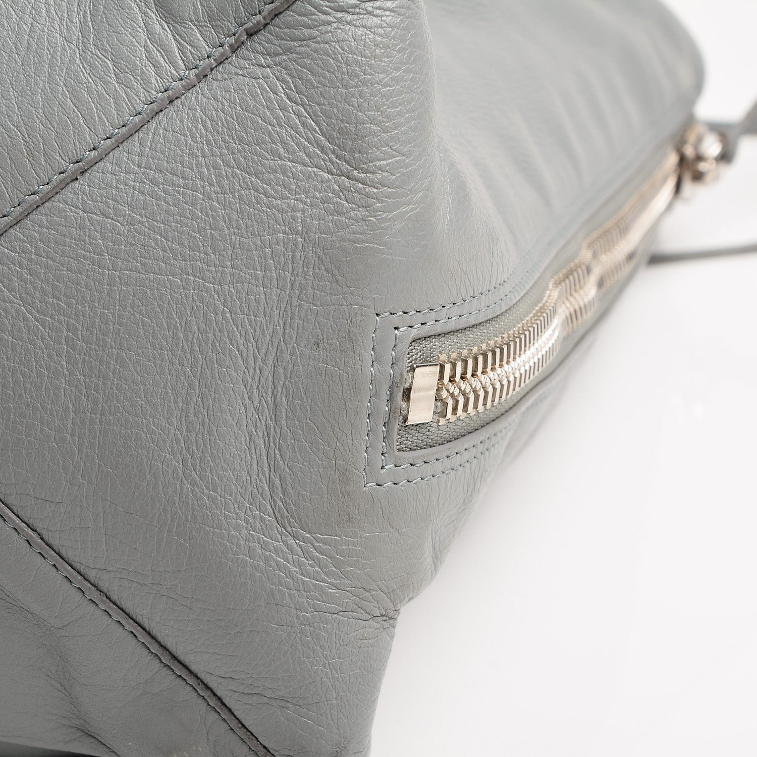 Balenciaga Veau Papier A4 Zip Around Tote Grey 11 of 12