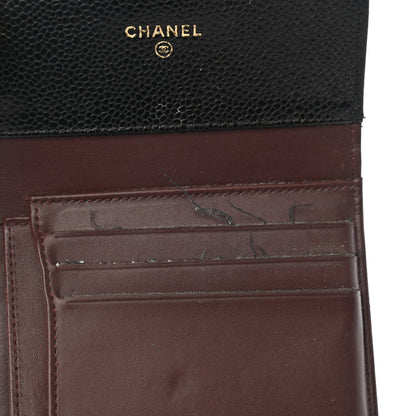 Chanel Caviar Quilted Compact Flap Wallet Black 10 of 20