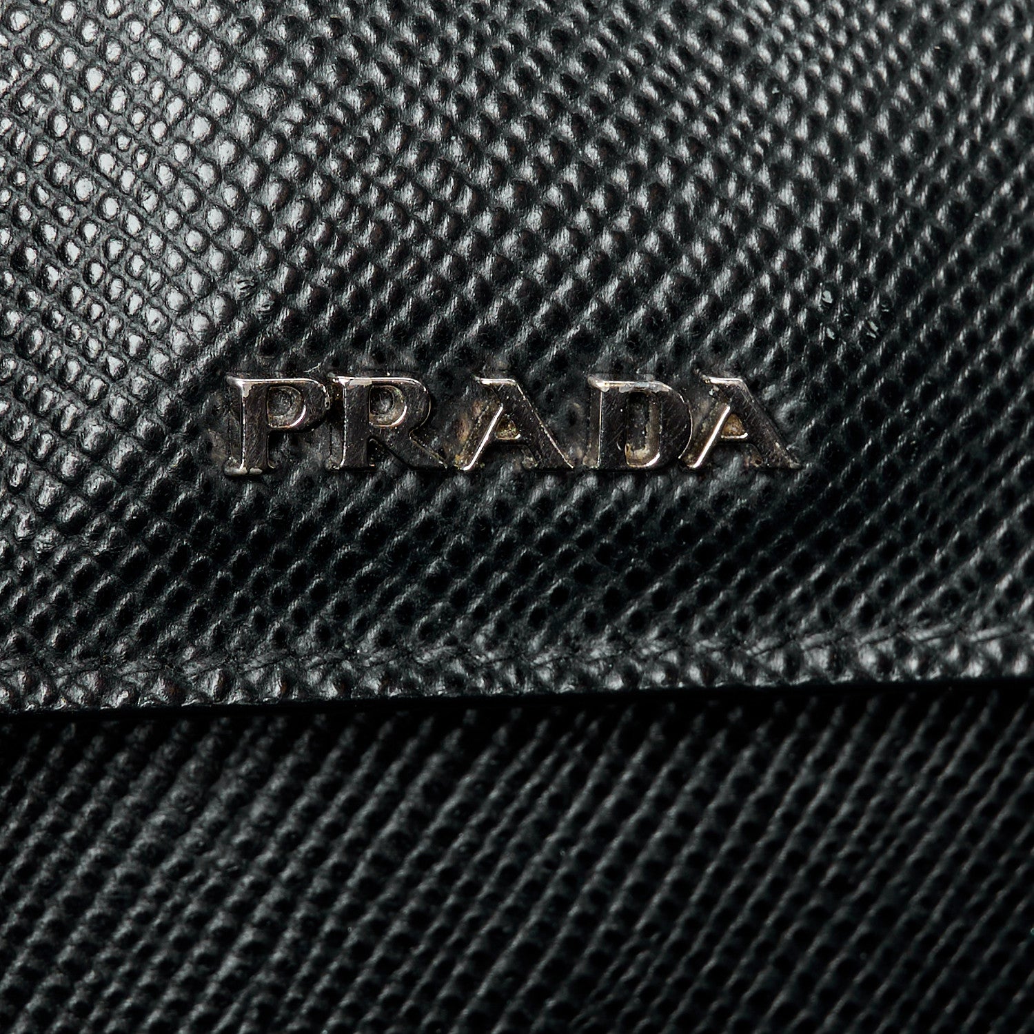 Prada Saffiano Cuir Medium Double Handle Tote Black 6 of 10