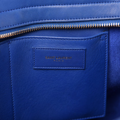 Saint Laurent Calfskin Small Classic Y Cabas Royal Blue 8 of 8