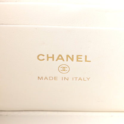 Chanel Caviar Quilted Small Vanity Case With Chain White 6 of 10