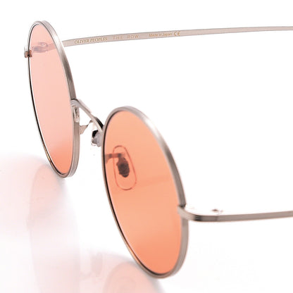 Oliver Peoples The Row After Midnight Round Sunglasses Pewter Pink 5 of 9