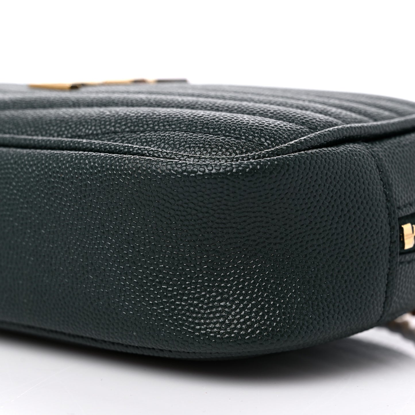 Grain De Poudre Matelasse Monogram Mini Lou Camera Bag New Vert Fonce