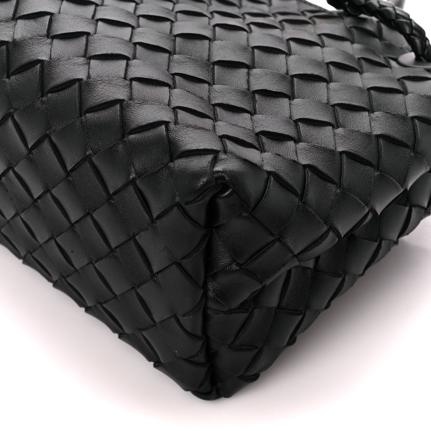 Bottega Veneta Nappa Intrecciato Small Andiamo Shoulder Bag Black 10 of 10
