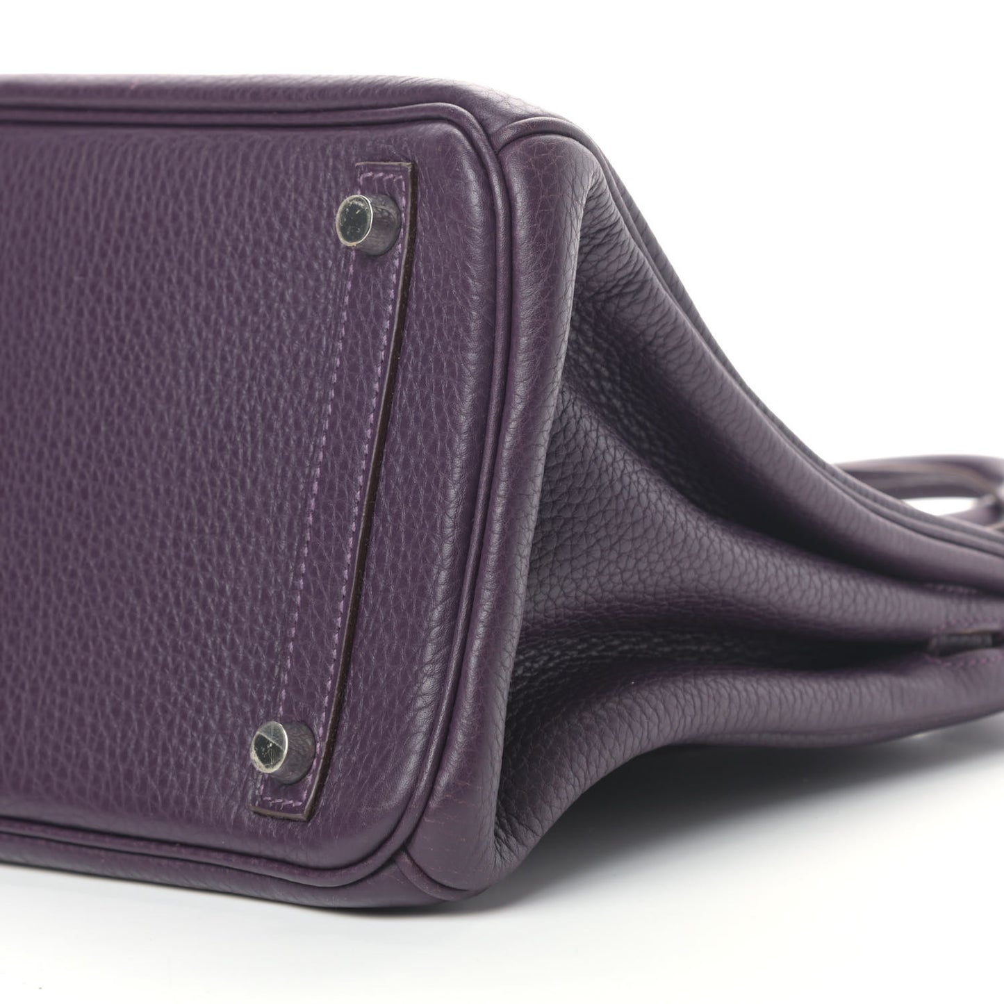 Taurillon Clemence Birkin 30 Raisin