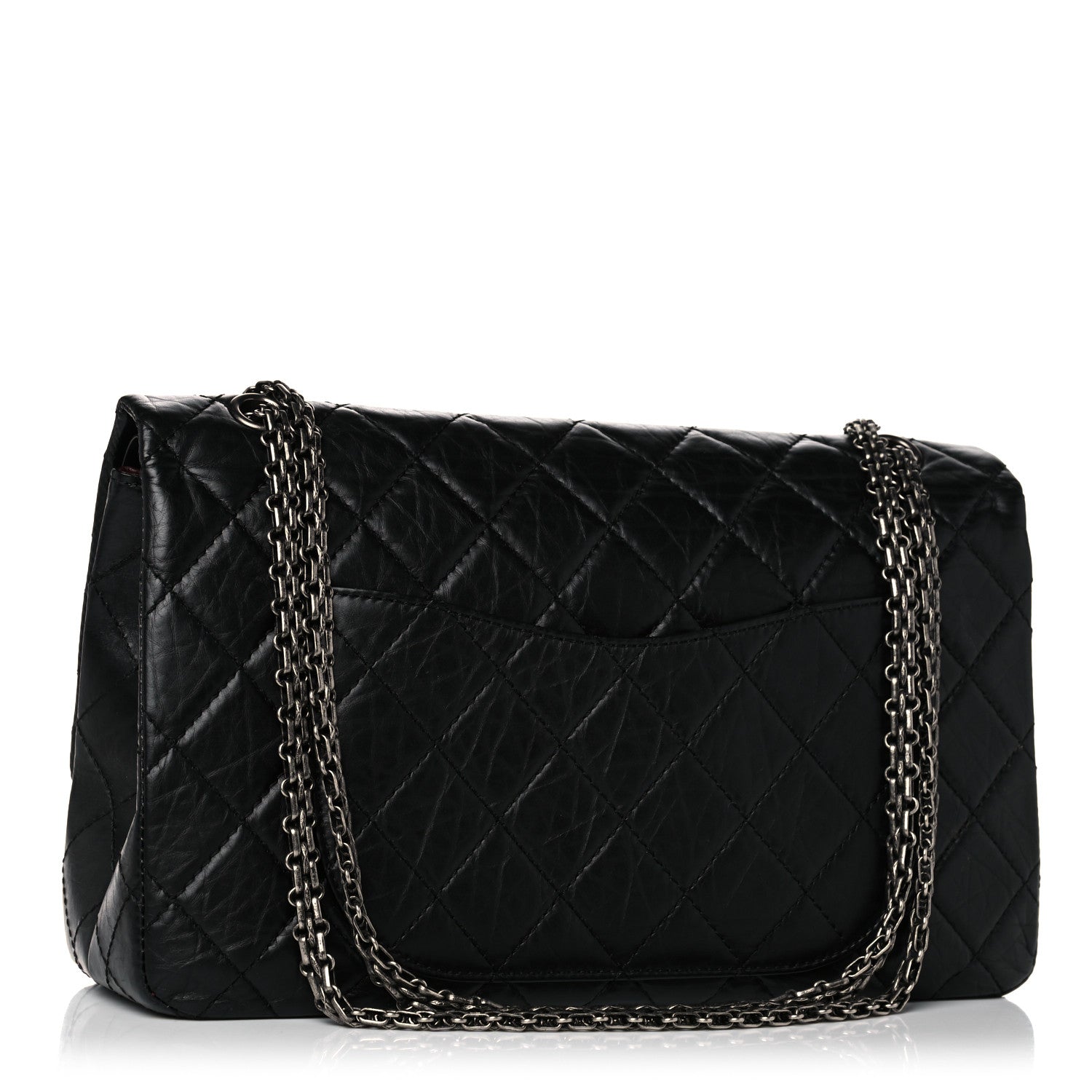 Chanel Aged Calfskin Quilted 2.55 Reissue 227 Flap Black 2 of 11