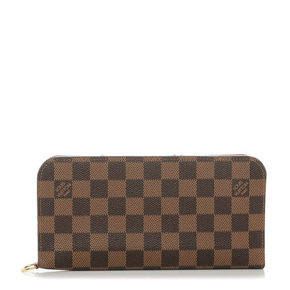 Louis Vuitton Damier Ebene Insolite Wallet Red 1 of 6