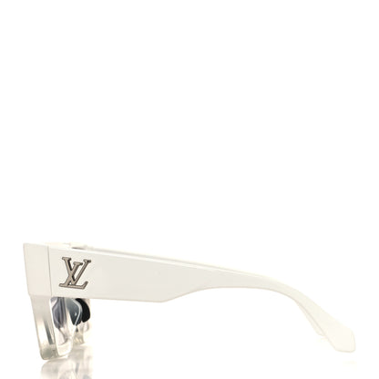 Louis Vuitton Acetate Swarovski Crystal Cyclone Sunglasses Z1737W White 3 of 7