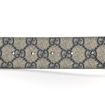 Gucci GG Plus Monogram Interlocking G Belt 105 42 Navy 4 of 5