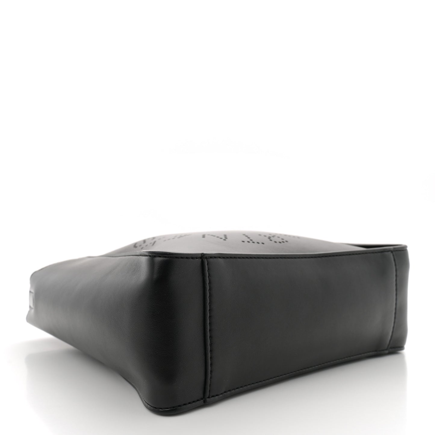 Eco Alter Nappa Perforated Logo Mini Crossbody Black