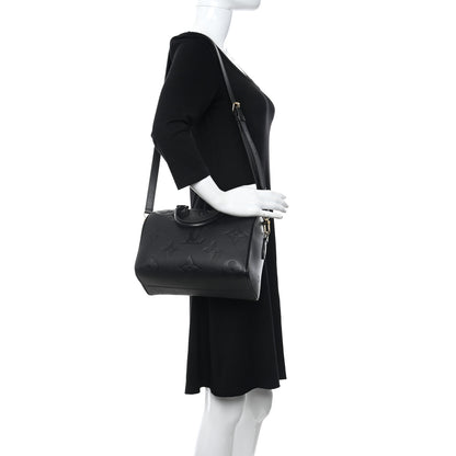 Louis Vuitton Empreinte Monogram Giant Speedy Bandouliere 25 Black 2 of 10