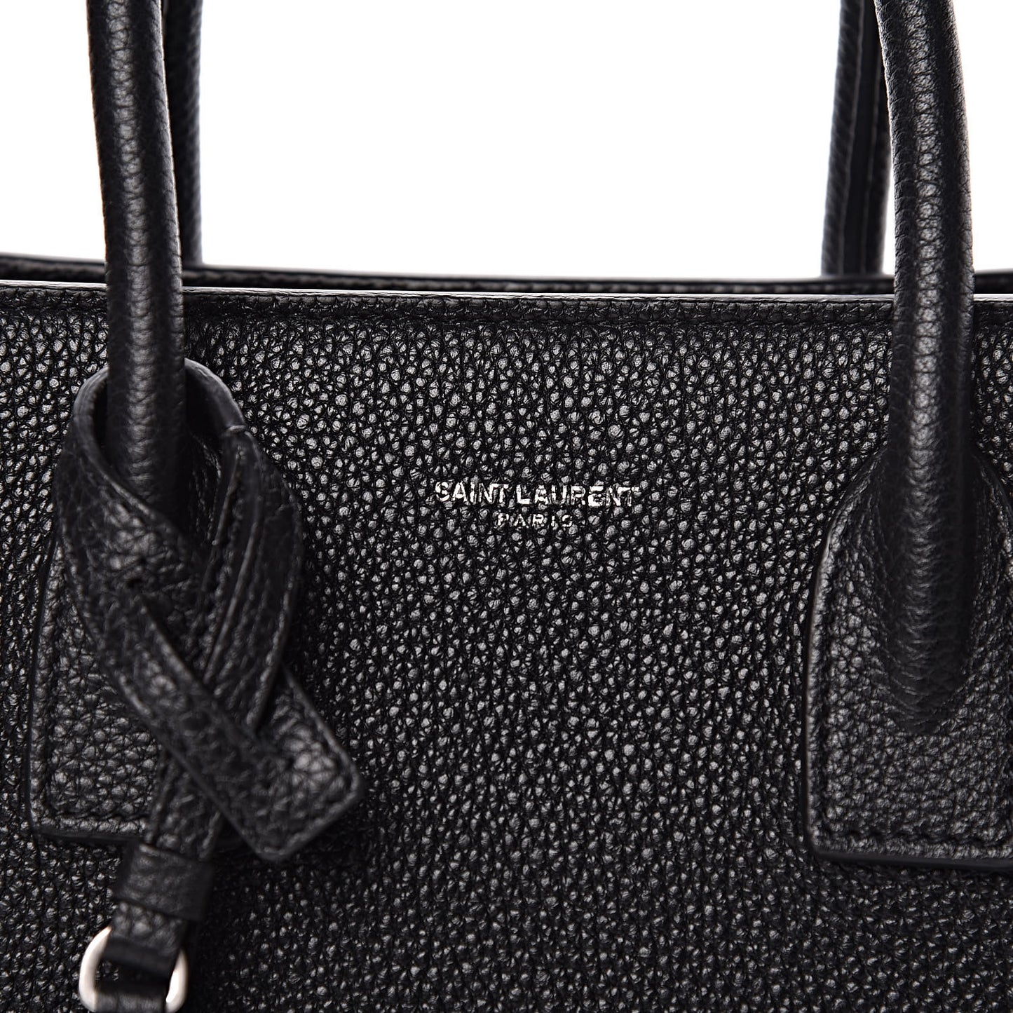 Grained Calfskin Baby Sac De Jour Souple Black