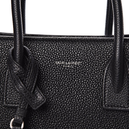 Saint Laurent Grained Calfskin Baby Sac De Jour Souple Black 10 of 11