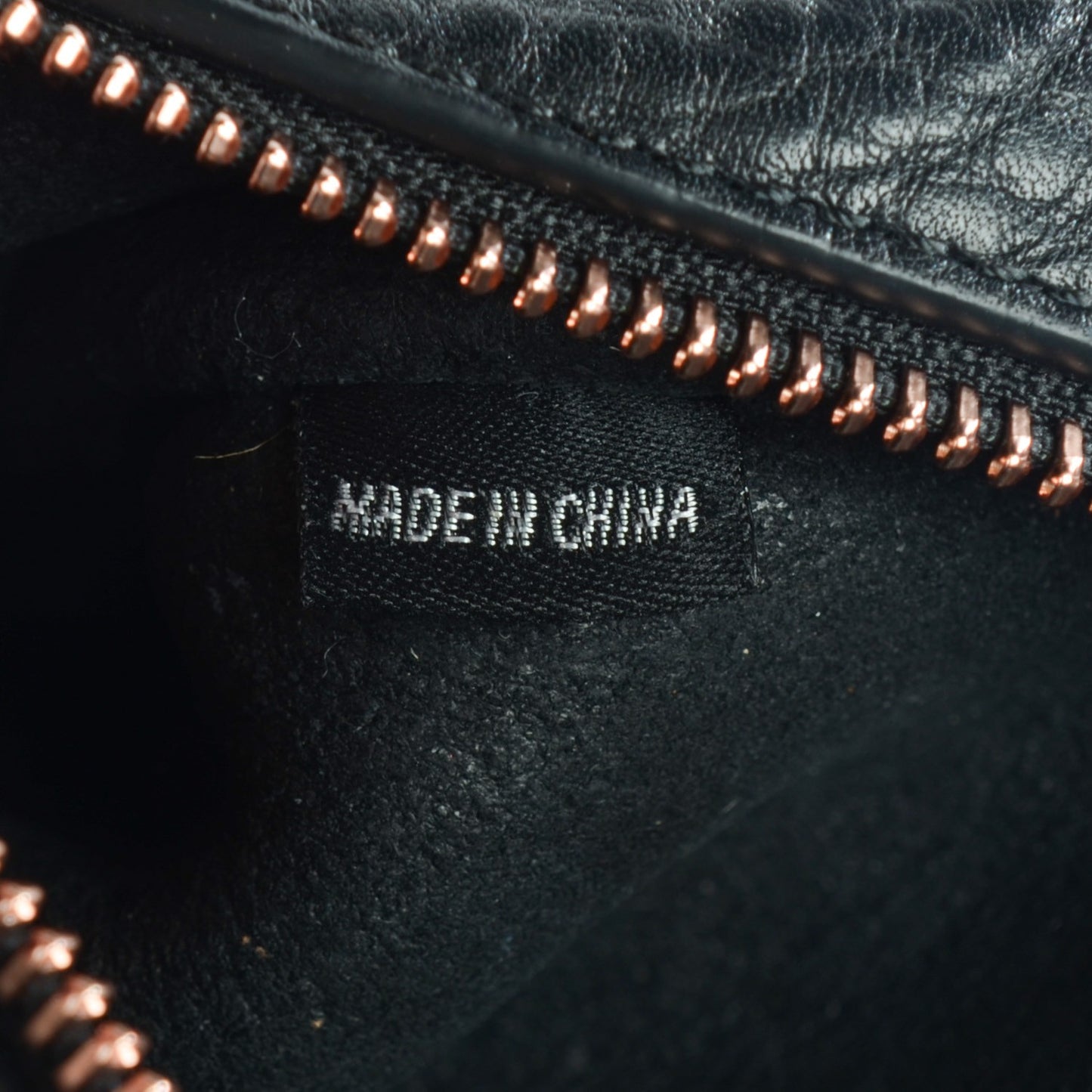 Pebbled Calfskin Prisma Skeletal Tote Black Rose Gold Hardware