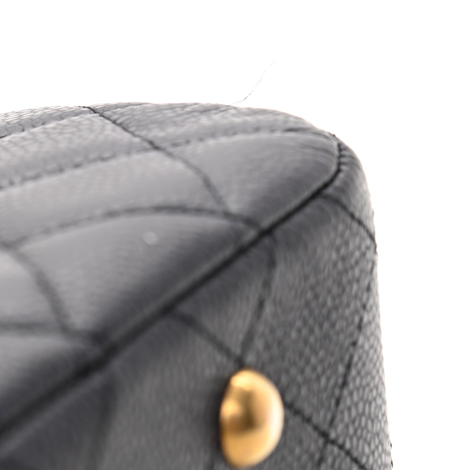 Chanel Caviar Quilted Large CC Shopping Tote Navy 11 of 11