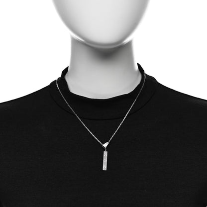 Cartier 18K White Gold LOVE Lariat Necklace 2 of 6