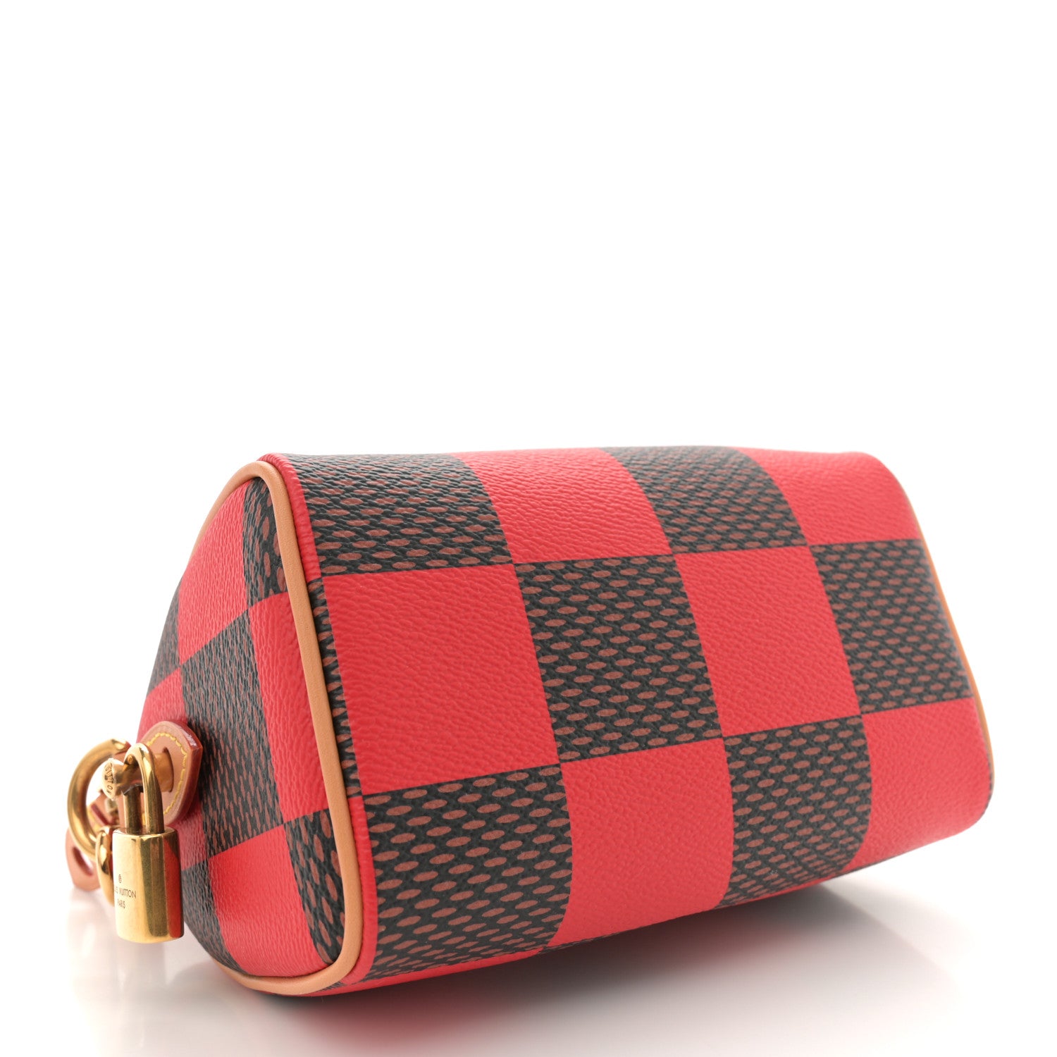 Louis Vuitton Damier Pop Speedy Bandouliere 18 Red 4 of 10