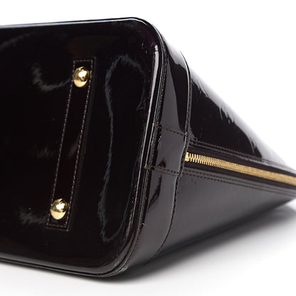 Louis Vuitton Vernis Alma GM Amarante 17 of 21