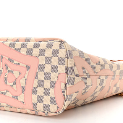 Louis Vuitton Damier Azur Tahitienne Neverfull MM 9 of 9