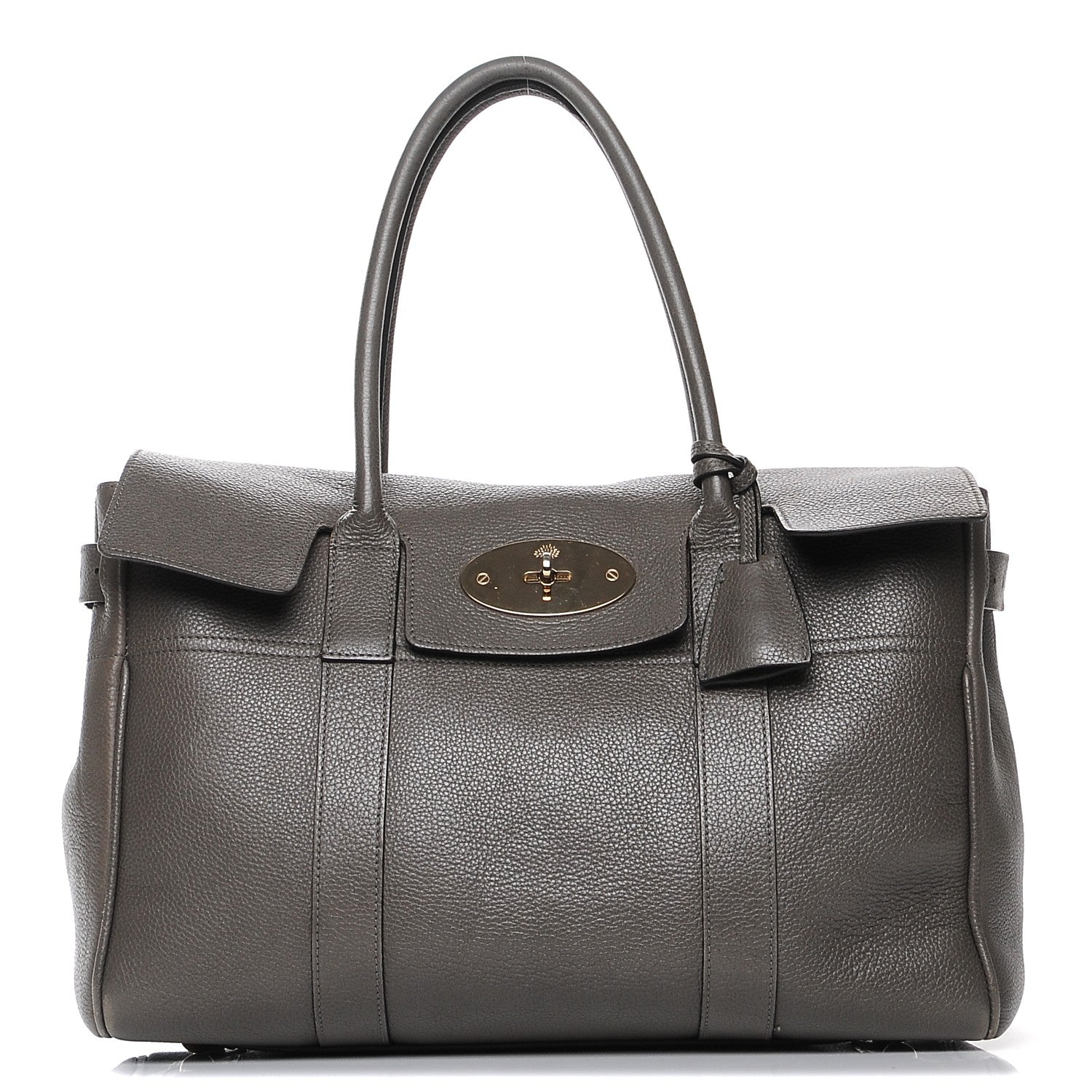 Mulberry Classic Grain Bayswater Mole Grey 1 of 10