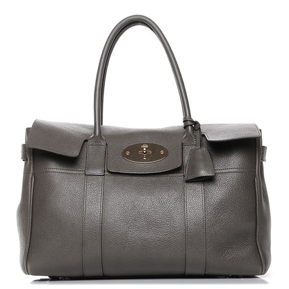 Mulberry Classic Grain Bayswater Mole Grey 1 of 10