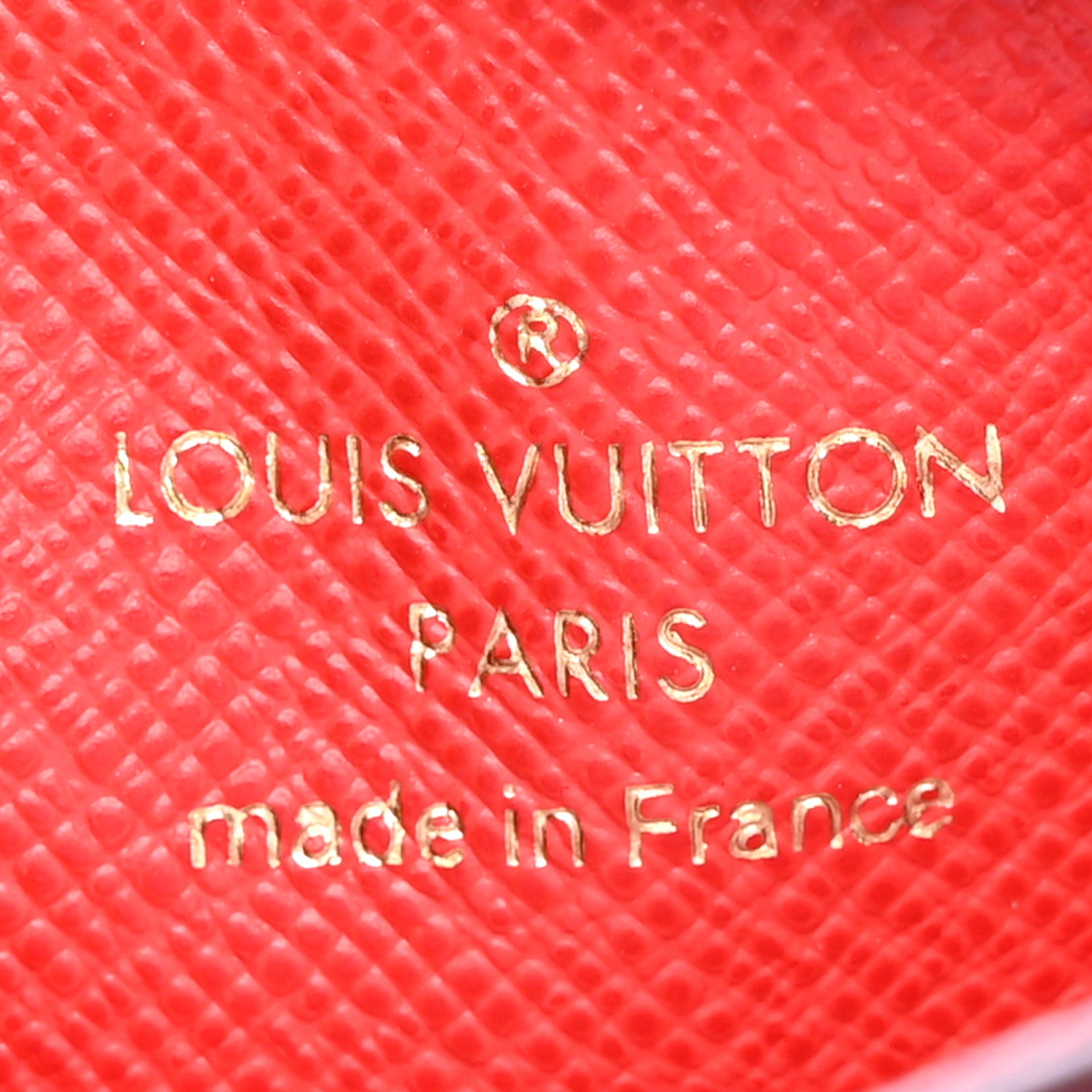 Louis Vuitton Monogram Zipped Romy Card Holder Red 6 of 7