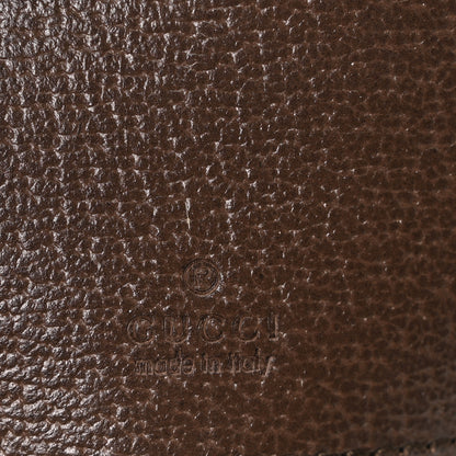 Gucci GG Supreme Monogram Textured Calfskin Web Mini Ophidia Half Moon Hobo Beige Ebony New Acero 6 of 9