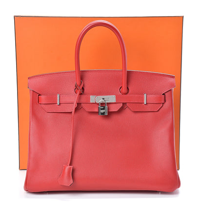 Hermes Epsom Birkin 35 Rouge Casaque 39 of 39
