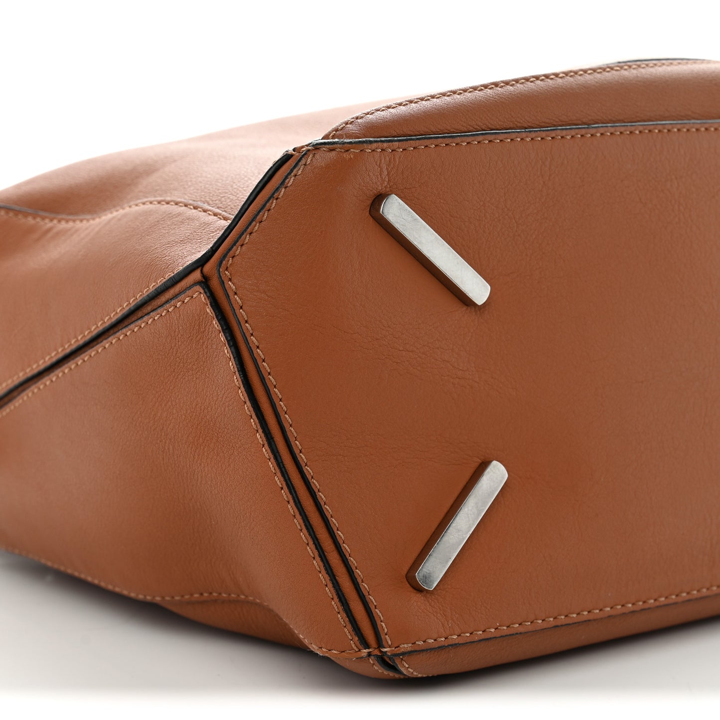 Calfskin Medium Puzzle Bag Tan