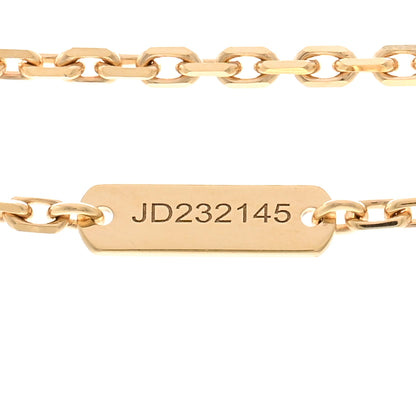 Van Cleef & Arpels 18K Yellow Gold Malachite Magic Alhambra Pendant Necklace 5 of 6