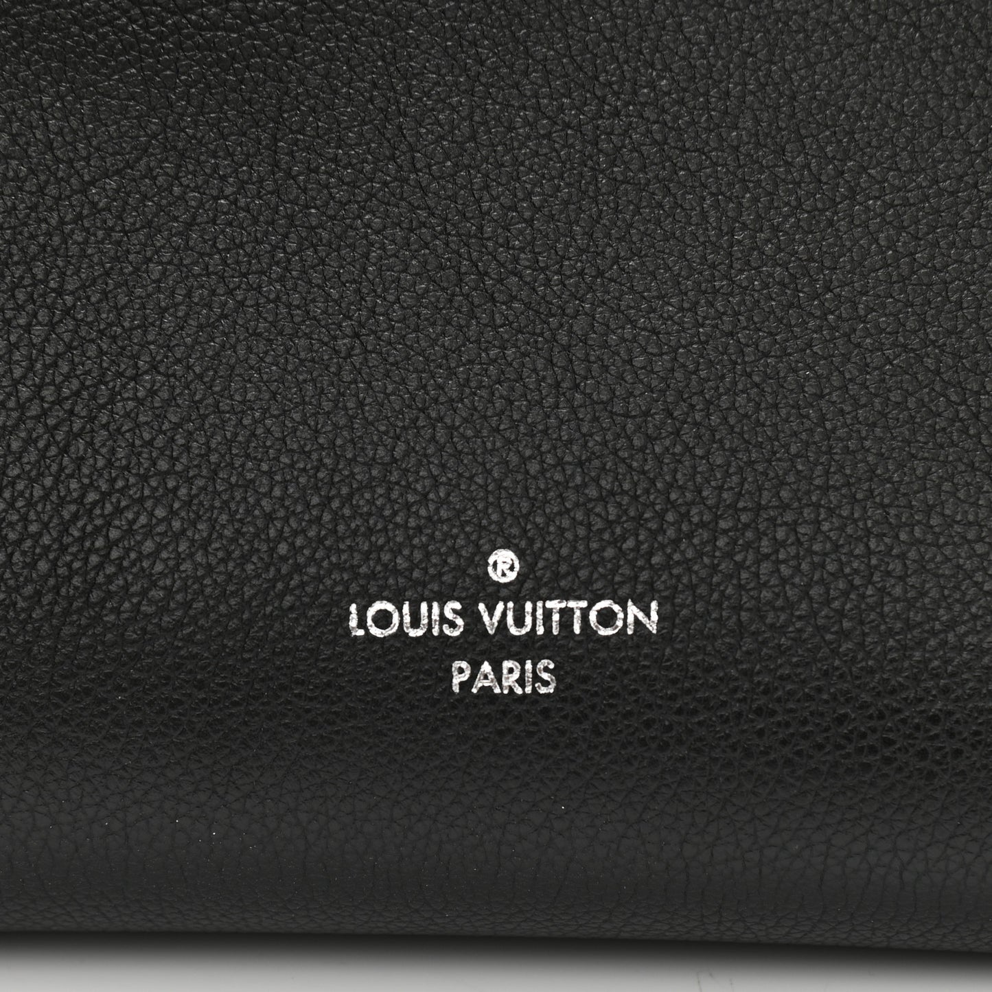 Calfskin Lockme Go Tote Black