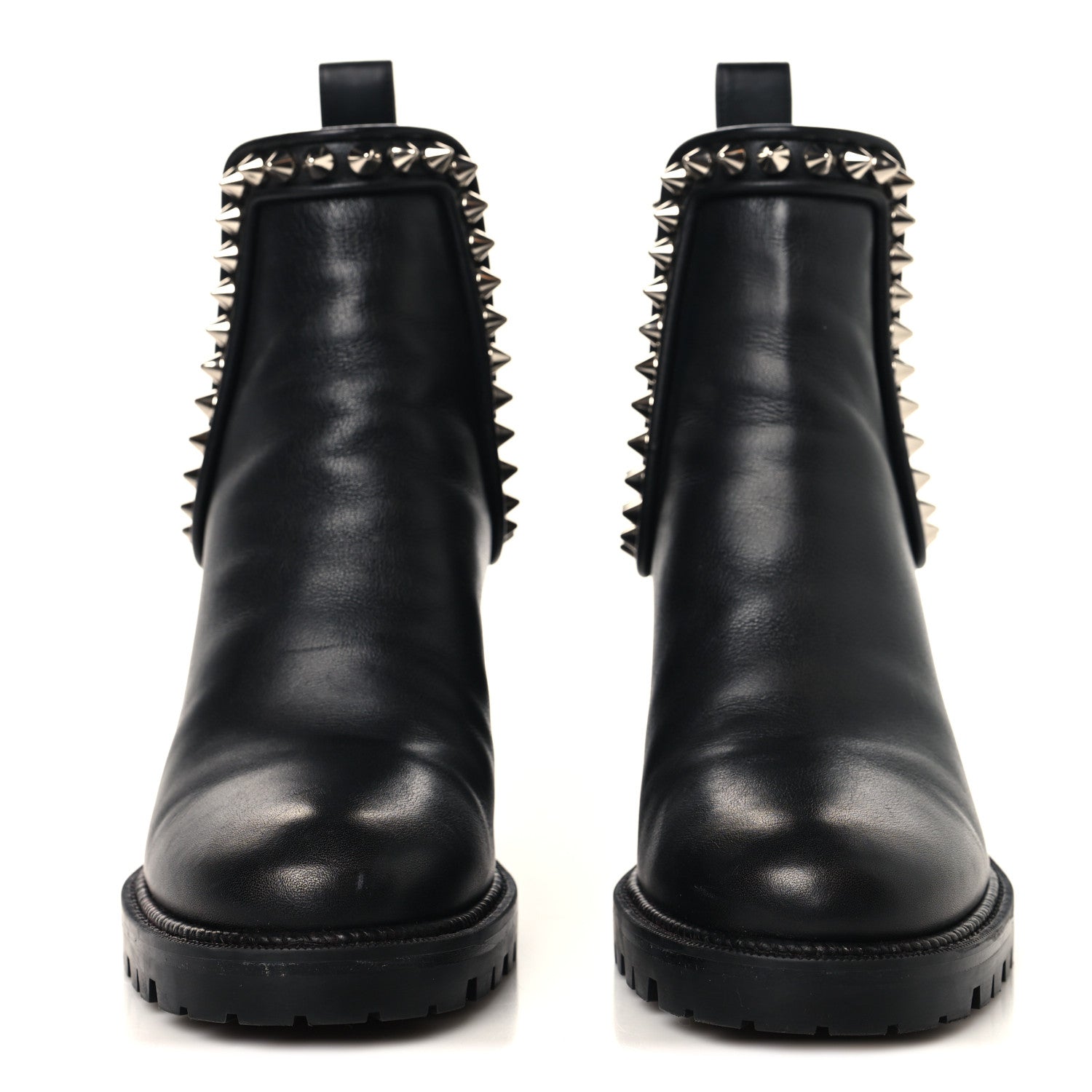 Christian Louboutin Nappa Spiked Capahutta 70 Chelsea Boots 40 Black 3 of 9