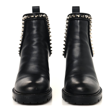 Christian Louboutin Nappa Spiked Capahutta 70 Chelsea Boots 40 Black 3 of 9