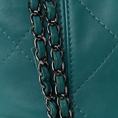 Chanel Lambskin Quilted Large Soft Touch Flap Green 17 of 20