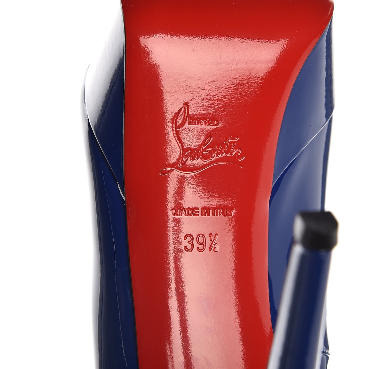 Christian Louboutin Patent Bianca 120 Pumps 39.5 Neptune 6 of 7
