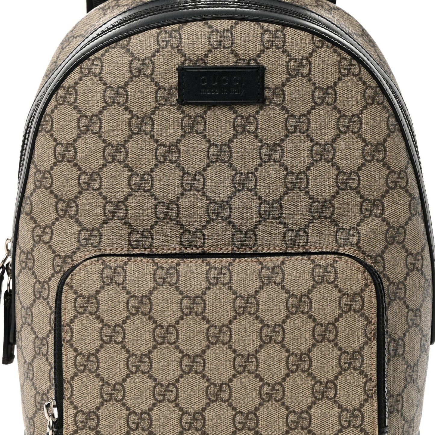 GG Supreme Monogram Small Eden Day Backpack Black