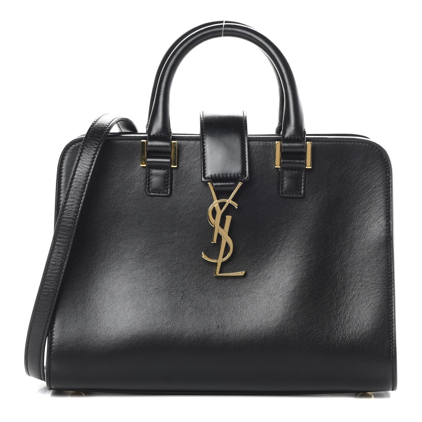 Calfskin Monogram Baby Cabas Black